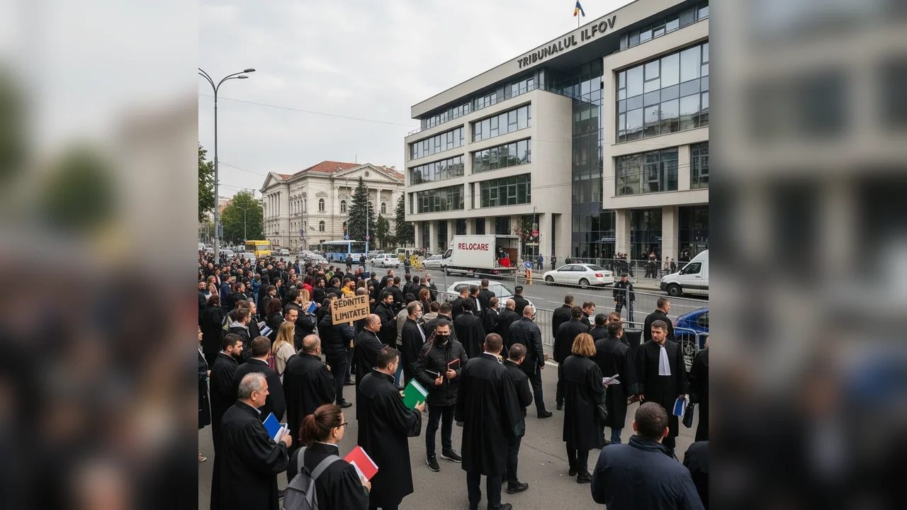Activitatea Tribunalului Ilfov se mută la un nou sediu din București, cu ședințe de judecată limitate