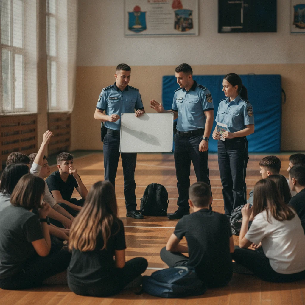 Aproape 500 de elevi din Ilfov au participat la activități despre droguri și siguranța rutieră