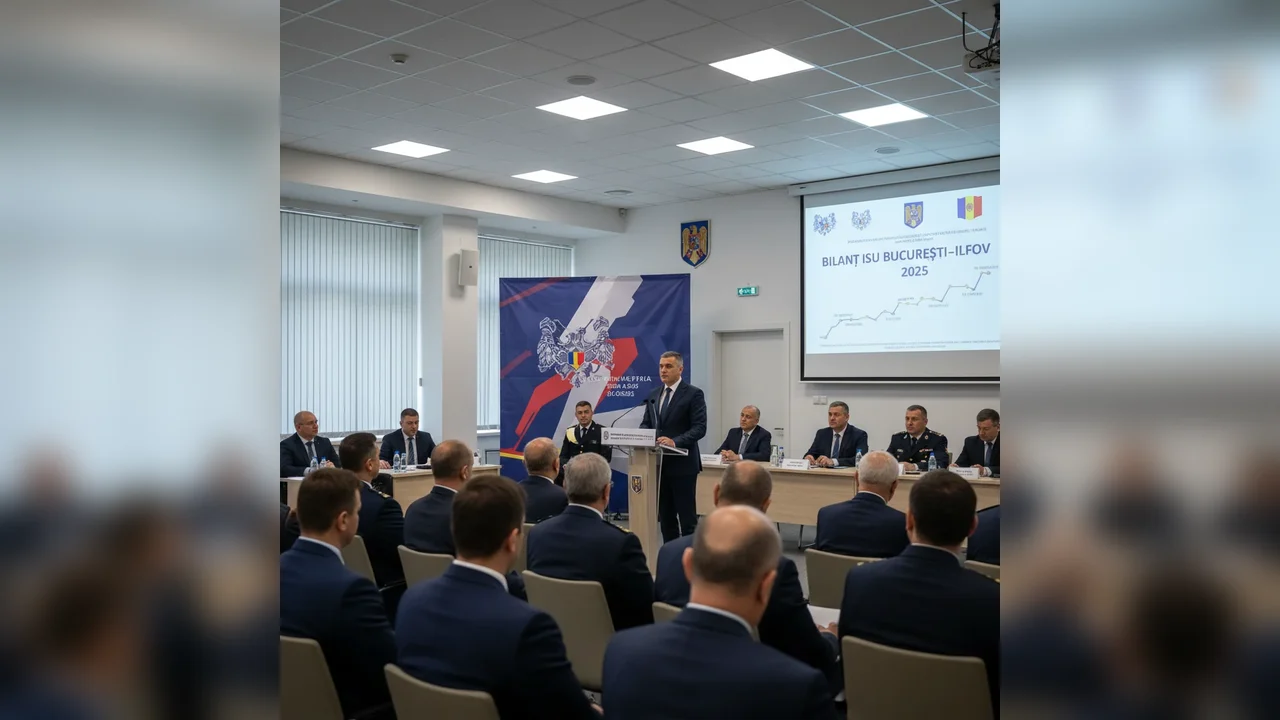 Evaluarea activității ISU București–Ilfov pe 2025, prezentată oficial în județul Ilfov