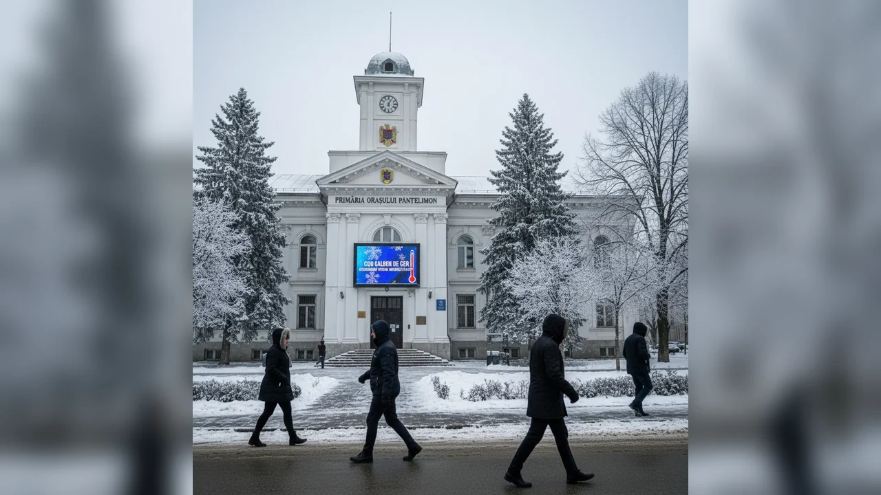 Recomandări de la Primăria Pantelimon pentru codul galben de ger în București și Ilfov